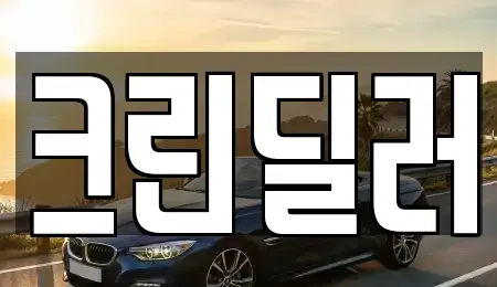 경북 포항시 남구 이동 중고차 전문 크린딜러