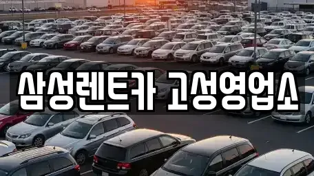 경상남도 고성군 렌트카 전문 삼성렌트카 고성영업소