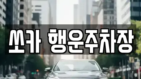 경상남도 밀양시 용평동 렌트카 전문 쏘카 행운주차장