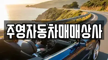 경상남도 사천시 중고차매매 전문 주영자동차매매상사