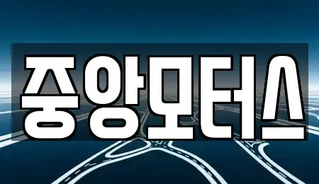 경상남도 창원시 마산합포구 월남동2가 중고차매매 전문 중앙모터스