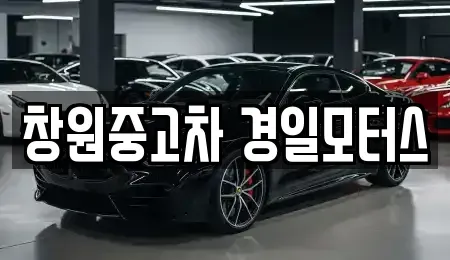 경상남도 창원시 성산구 내동 중고차매매 전문 창원중고차 경일모터스