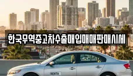 경상남도 창원시 성산구 사파정동 중고차매매 전문 한국무역중고차수출매입매매판매시세