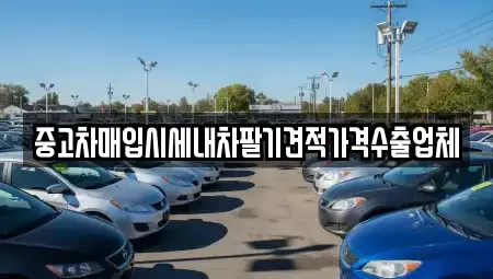 경상남도 하동군 적량면 중고차매입 전문 중고차매입시세내차팔기견적가격수출업체