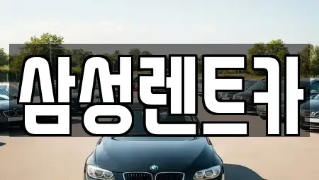 경상남도 합천군 율곡면 렌트카 전문 삼성렌트카