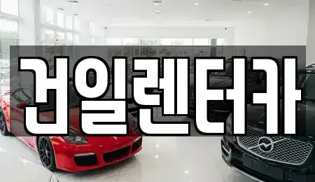 경상북도 경산시 하양읍 렌트카 전문 건일렌터카