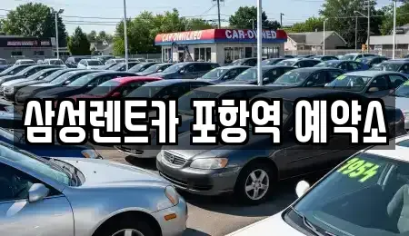 경상북도 경주시 강동면 렌트카 전문 삼성렌트카 포항역 예약소