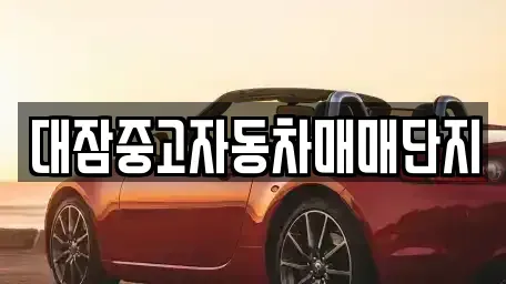 경상북도 경주시 강동면 중고차 전문 대잠중고자동차매매단지