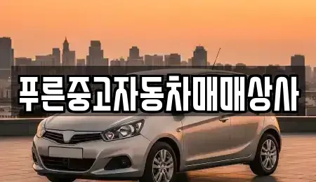 경상북도 경주시 강동면 중고차 전문 푸른중고자동차매매상사