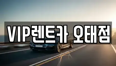 경상북도 구미시 임은동 렌트카 전문 VIP렌트카 오태점