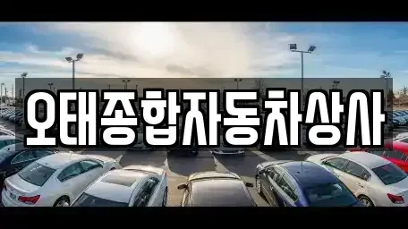 경상북도 구미시 임은동 중고차매매 전문 오태종합자동차상사