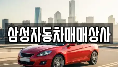 경상북도 구미시 중고차 전문 삼성자동차매매상사