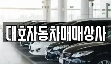 경상북도 상주시 서곡동 중고차 전문 대호자동차매매상사