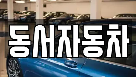 경상북도 상주시 헌신동 중고차매매 전문 동서자동차