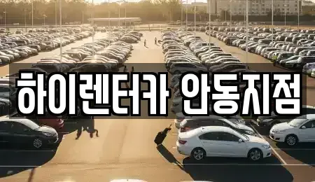 경상북도 안동시 명륜동 렌트카 전문 하이렌터카 안동지점