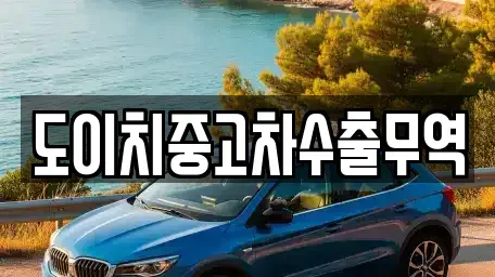 경상북도 포항시 남구 일월동 중고차 전문 도이치중고차수출무역