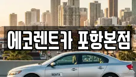 경상북도 포항시 북구 렌트카 전문 에코렌트카 포항본점