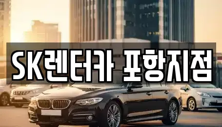 경상북도 포항시 북구 장기렌트카 전문 SK렌터카 포항지점