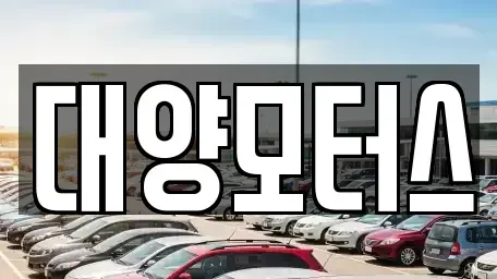 광주 광산구 본덕동 중고차매매 전문 대양모터스