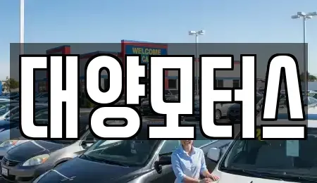 광주 동구 월남동 중고차 전문 대양모터스