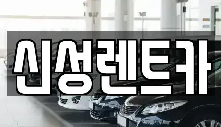 광주 동구 충장로4가 렌트카 전문 신성렌트카