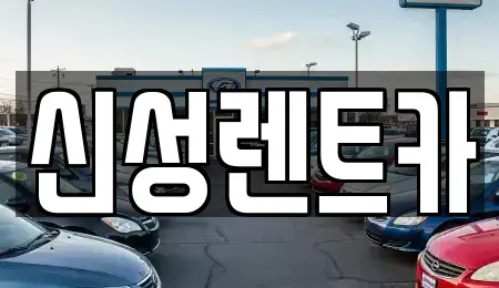 광주 북구 두암동 렌트카 전문 신성렌트카