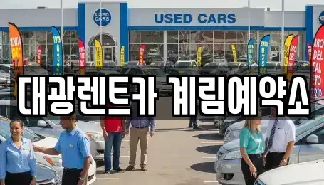 광주 북구 두암동 장기렌트카 전문 대광렌트카 계림예약소