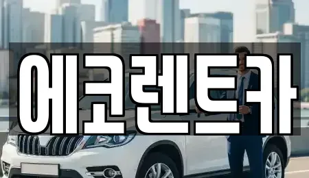 광주 북구 매곡동 렌트카 전문 에코렌트카