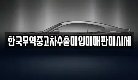 광주광역시 광산구 신창동 중고차매입 전문 한국무역중고차수출매입매매판매시세