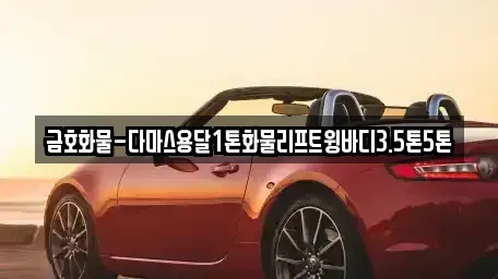 광주광역시 광산구 연산동 중고차매입 전문 금호화물-다마스용달1톤화물리프트윙바디3.5톤5톤