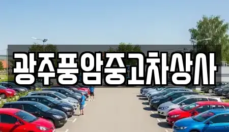 광주광역시 남구 승촌동 중고차 전문 광주풍암중고차상사