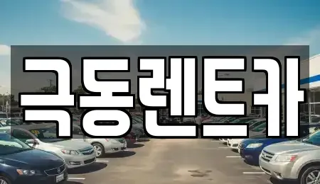 대구 달서구 본동 렌트카 전문 극동렌트카