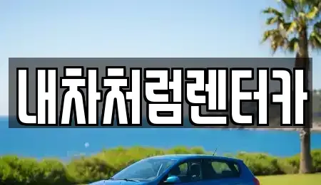 대구 달서구 본동 렌트카 전문 내차처럼렌터카