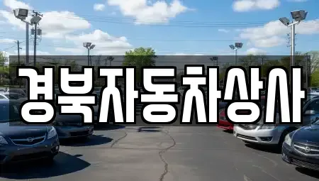 대구 달서구 본동 중고차 전문 경북자동차상사