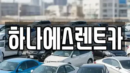 대구 달서구 월성동 렌트카 전문 하나에스렌트카