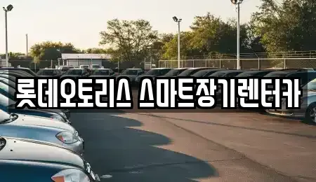 대구 달서구 월성동 장기렌트카 전문 롯데오토리스 스마트장기렌터카