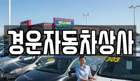대구 달서구 월성동 중고차매매 전문 경운자동차상사