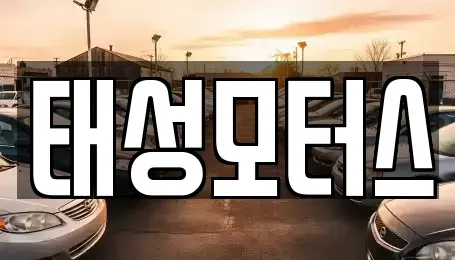 대구 달서구 월성동 중고차매매 전문 태성모터스