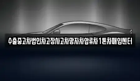 대구 달서구 월성동 중고차매입 전문 수출중고차법인차고장사고차망자차압류차1톤차매입센터