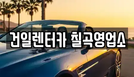 대구 북구 금호동 렌트카 전문 건일렌터카 칠곡영업소