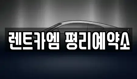 대구 서구 원대동3가 렌트카 전문 렌트카엠 평리예약소