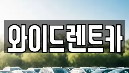 대구 서구 원대동3가 렌트카 전문 와이드렌트카