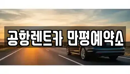 대구 서구 원대동3가 장기렌트카 전문 공항렌트카 만평예약소