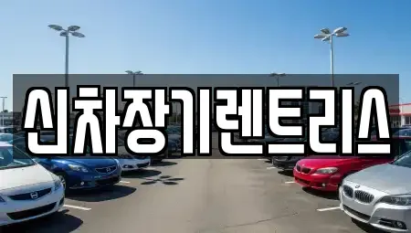대구 중구 서문로1가 렌트카 전문 신차장기렌트리스