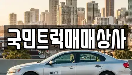 대구광역시 달서구 장기동 중고차매매 전문 국민트럭매매상사