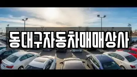 대구광역시 동구 신암동 중고차 전문 동대구자동차매매상사