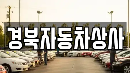 대구광역시 북구 구암동 중고차 전문 경북자동차상사
