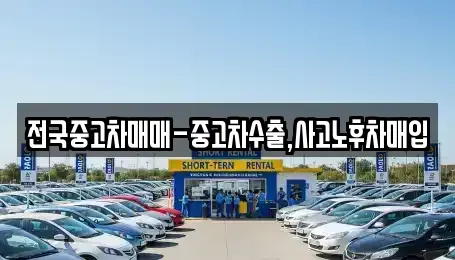 대구광역시 중구 향촌동 중고차매입 전문 전국중고차매매-중고차수출,사고노후차매입