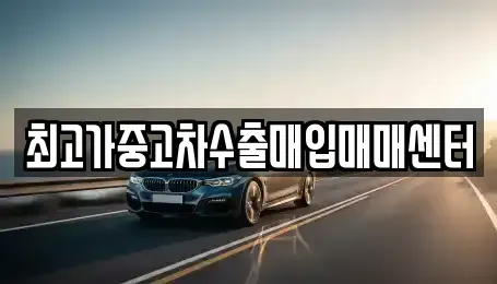 대전 동구 천동 중고차매입 전문 최고가중고차수출매입매매센터