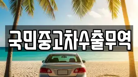 대전 동구 하소동 중고차 전문 국민중고차수출무역